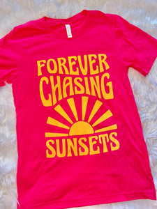 Forever Chasing Sunsets Graphic Tee
