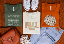 Load image into Gallery viewer, Fall Vibes Comfort Colors or Bella + Canvas