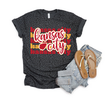 Load image into Gallery viewer, Kansas City Leopard Tee and Retro Hoodie
