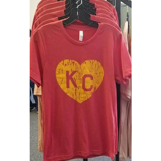 SimplySplendidStudio Kansas City Shirt Women, KC Heart Shirts, Kansas City Tshirts, KC Tee, Kansas City Shirts for Women, Kansas Clothing, KC Shirt