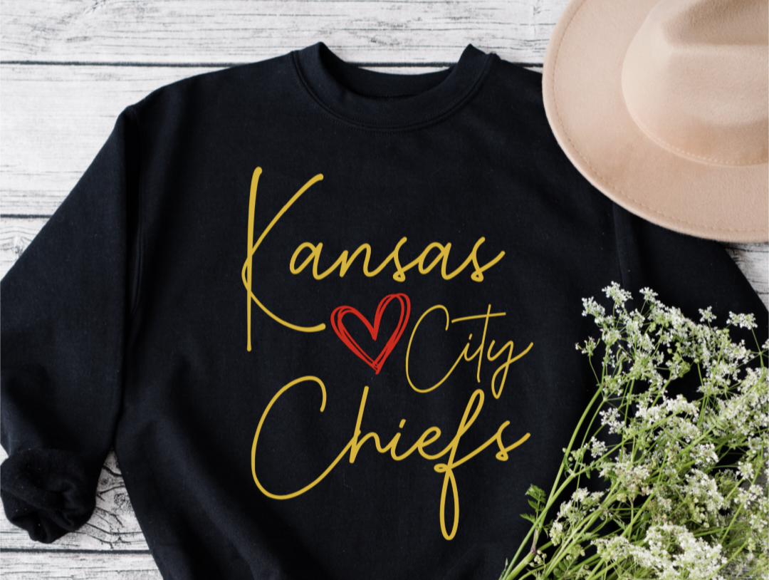 Black and leopard print Kansas City Chiefs Arrow T shirt