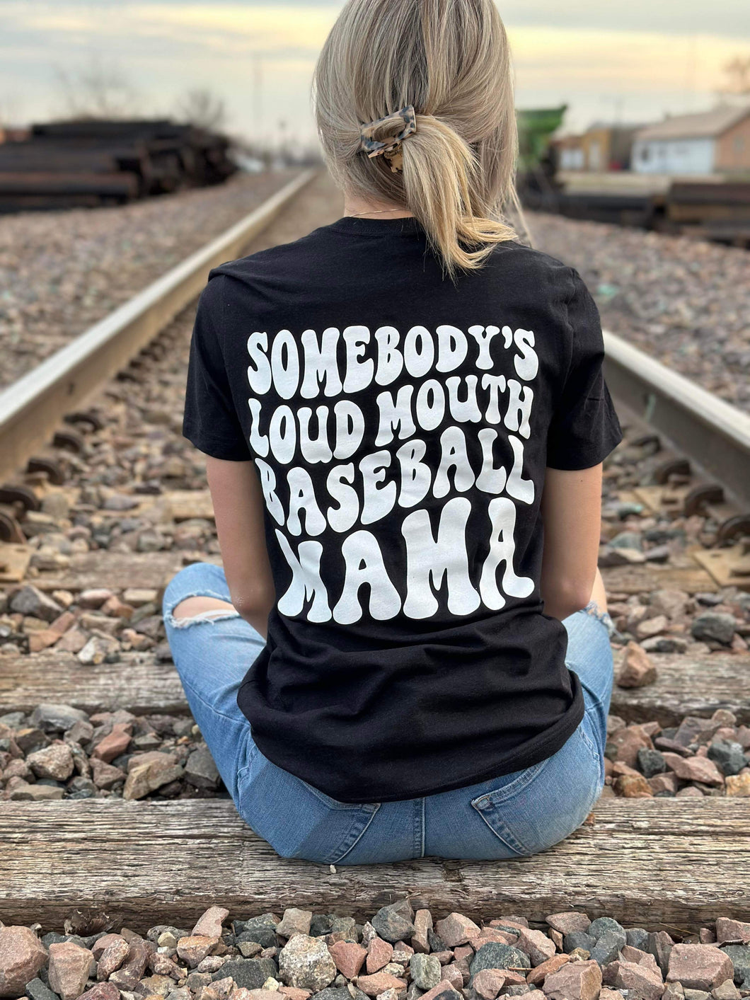 Somebodys Loud Mouth Baseball Mama